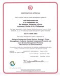 ISO/TS 16949:2009 Certificate for Carmona, Philippines