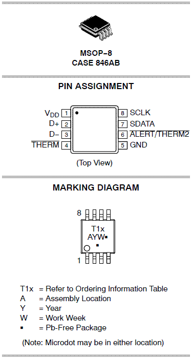ADT7461A: Temperature Sensor with Series Resistance Cancellation