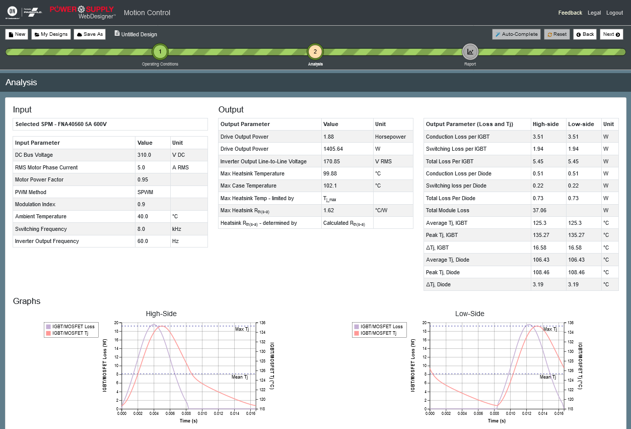 WebDesigner+ Power Supply Design Tool